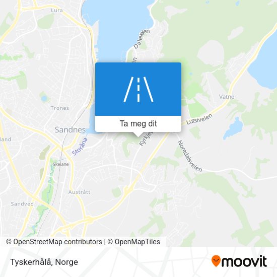 Tyskerhålå kart