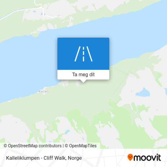 Kalleliklumpen - Cliff Walk kart