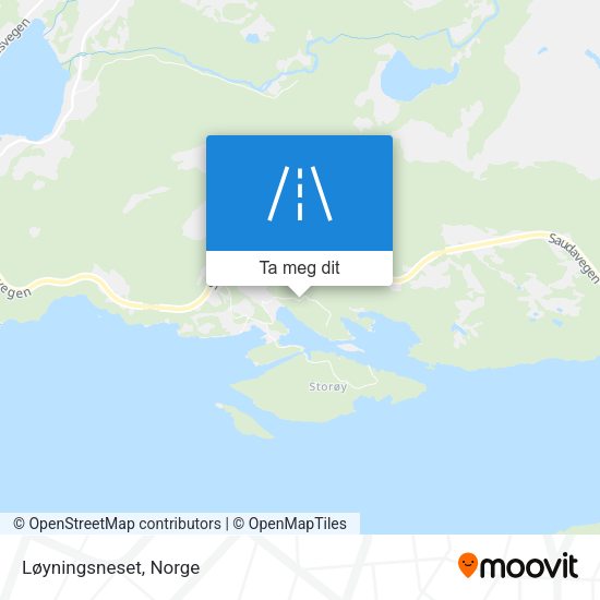 Løyningsneset kart