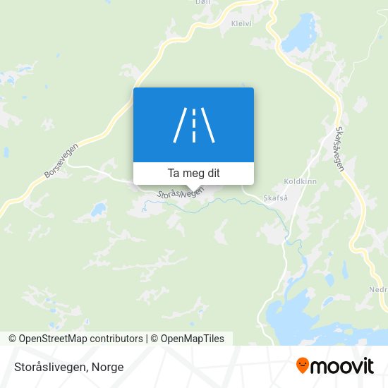 Storåslivegen kart