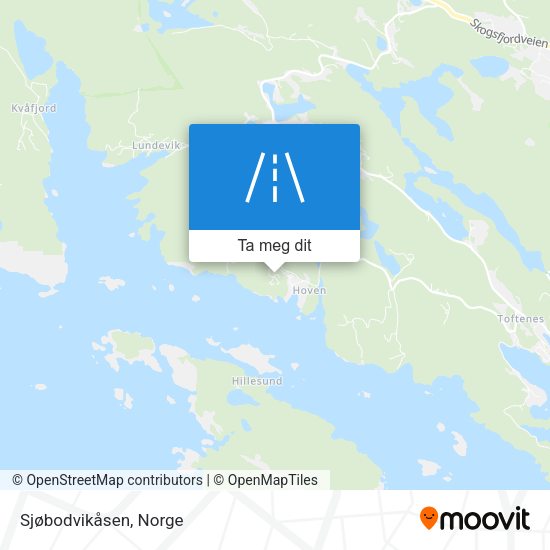 Sjøbodvikåsen kart