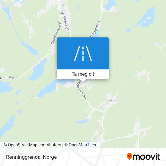 Rønninggrenda kart