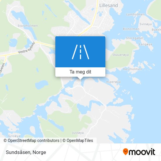 Sundsåsen kart