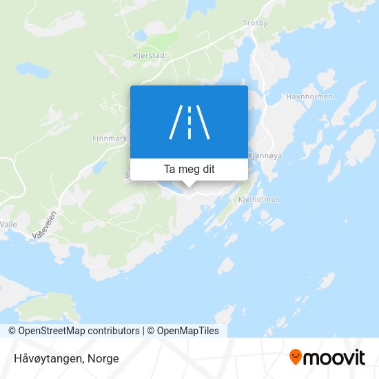 Håvøytangen kart