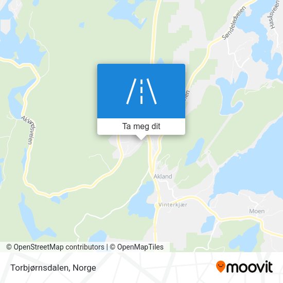 Torbjørnsdalen kart