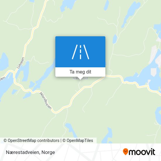 Nærestadveien kart