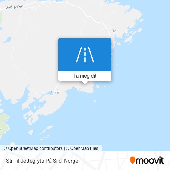 Sti Til Jettegryta På Sild kart