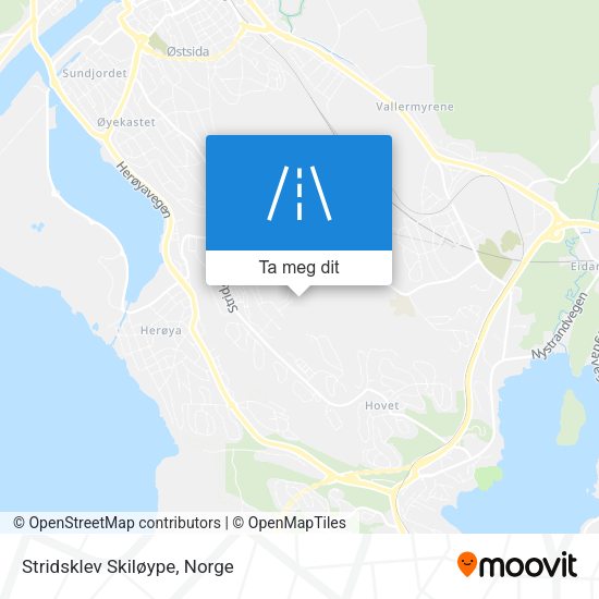 Stridsklev Skiløype kart