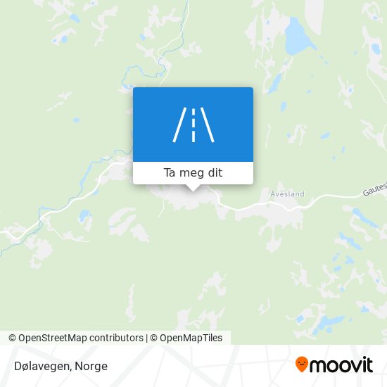 Dølavegen kart