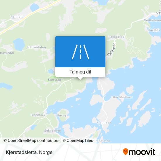 Kjørstadsletta kart