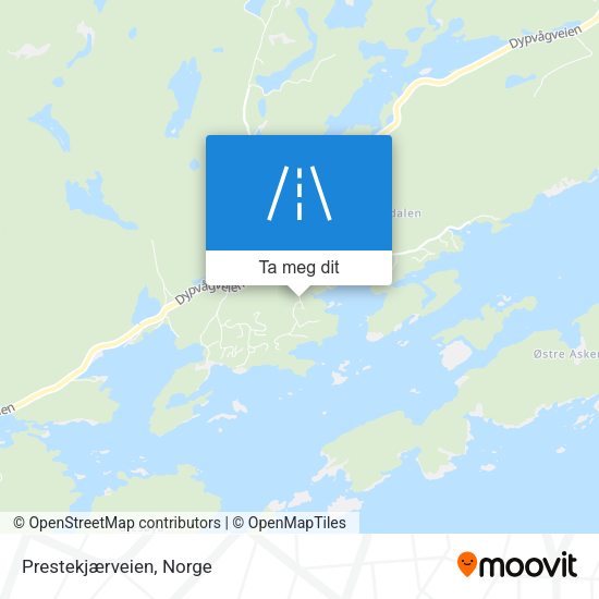 Prestekjærveien kart