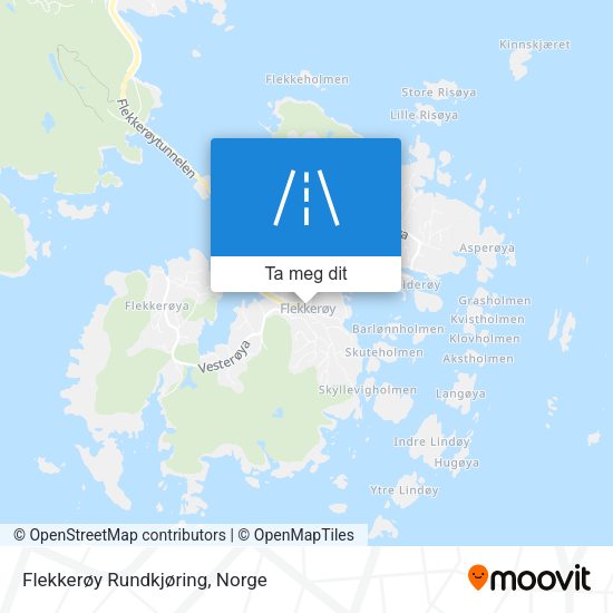 Flekkerøy Rundkjøring kart