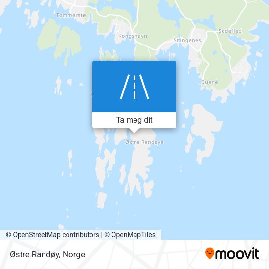 Østre Randøy kart