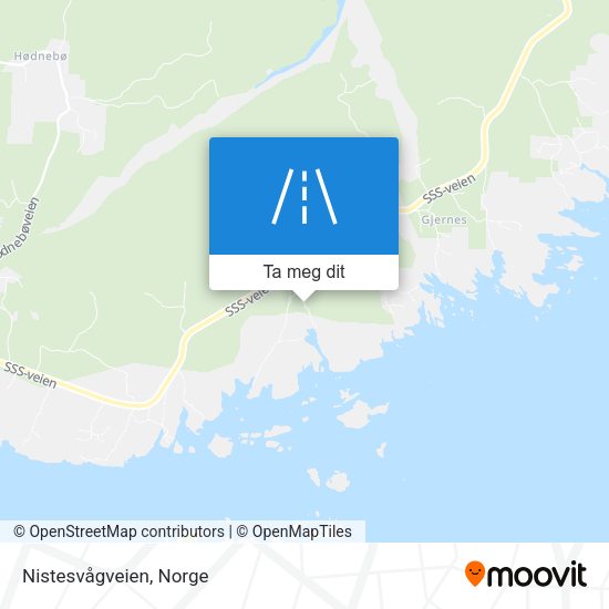 Nistesvågveien kart