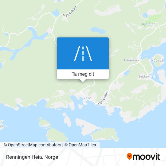 Rønningen Heia kart