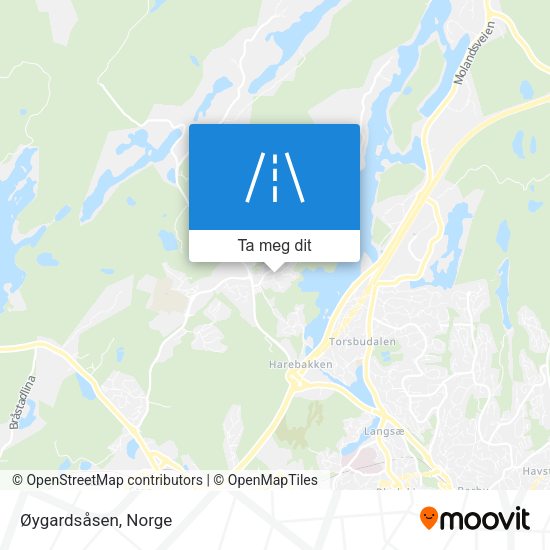 Øygardsåsen kart