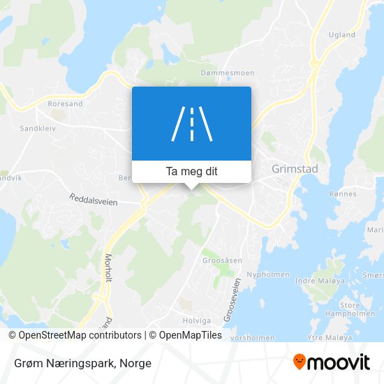 Grøm Næringspark kart
