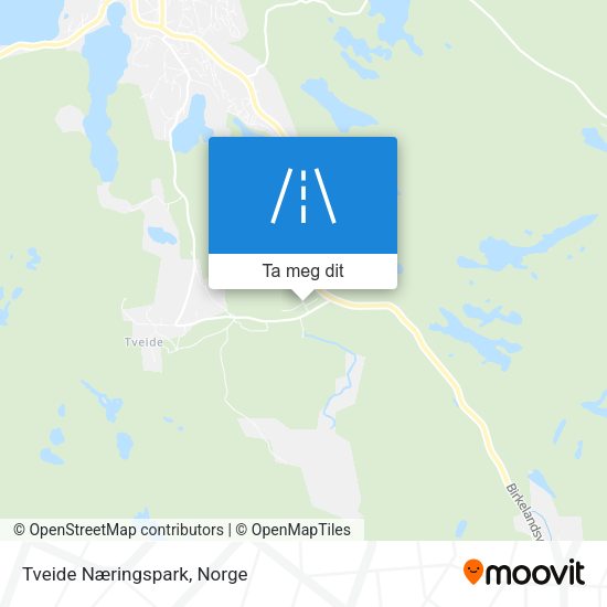 Tveide Næringspark kart