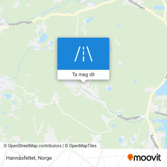 Hannåsfeltet kart