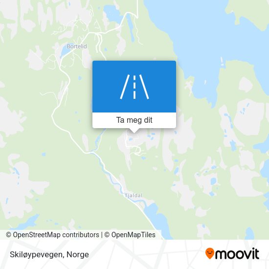 Skiløypevegen kart
