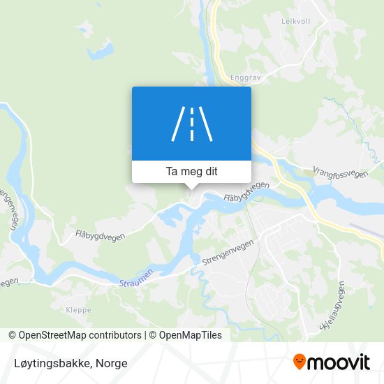Løytingsbakke kart