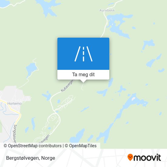 Bergstølvegen kart
