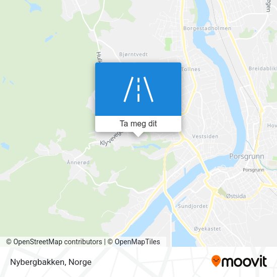 Nybergbakken kart