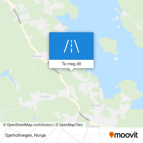 Sjørholtvegen kart