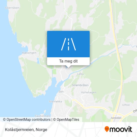 Kolåstjernveien kart