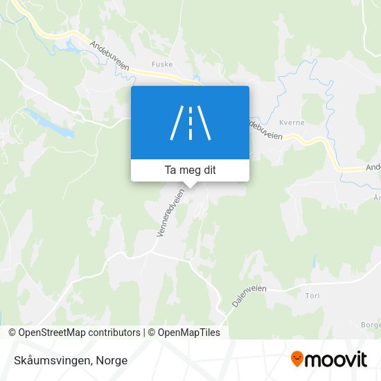 Skåumsvingen kart