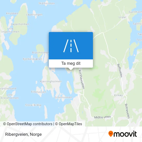 Ribergveien kart