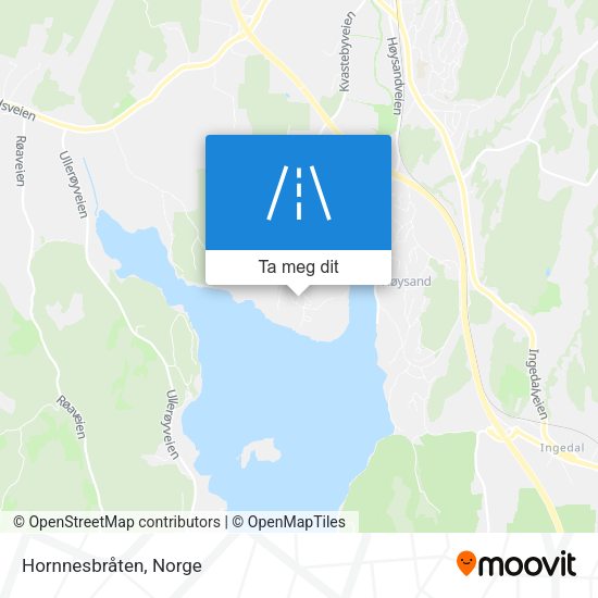 Hornnesbråten kart