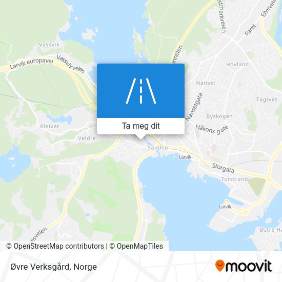 Øvre Verksgård kart