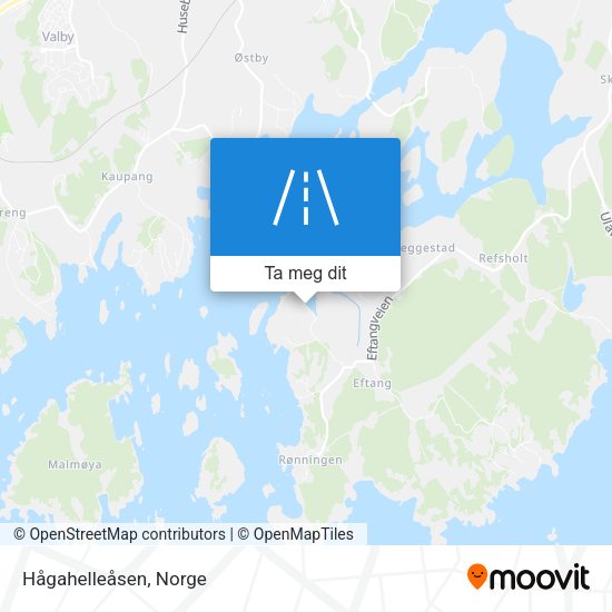 Hågahelleåsen kart