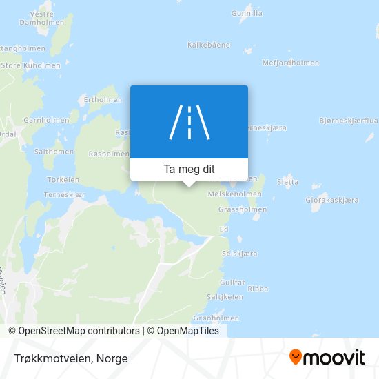 Trøkkmotveien kart