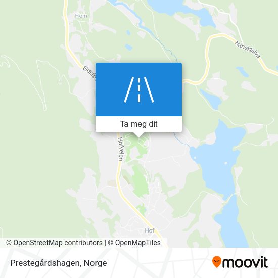 Prestegårdshagen kart
