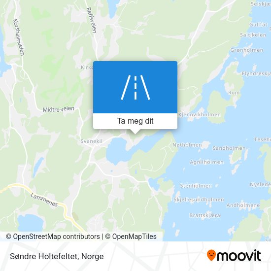 Søndre Holtefeltet kart