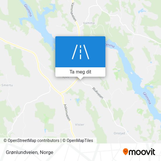 Grønlundveien kart