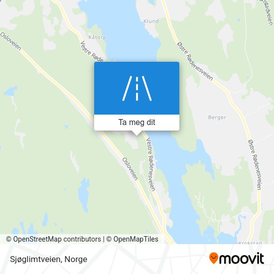 Sjøglimtveien kart