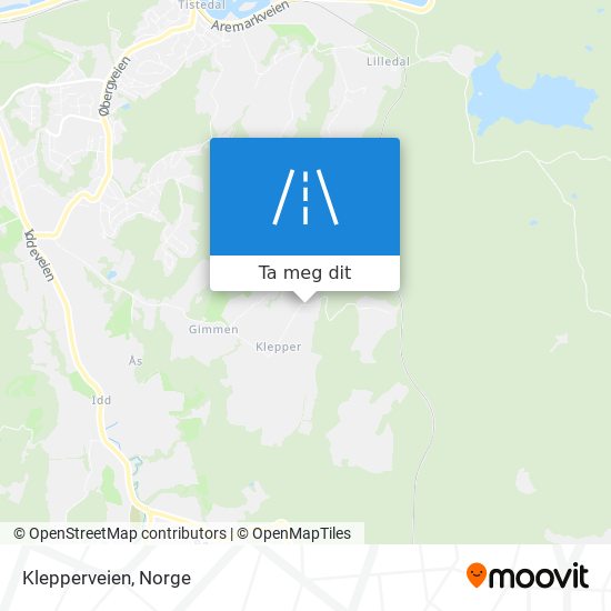 Klepperveien kart