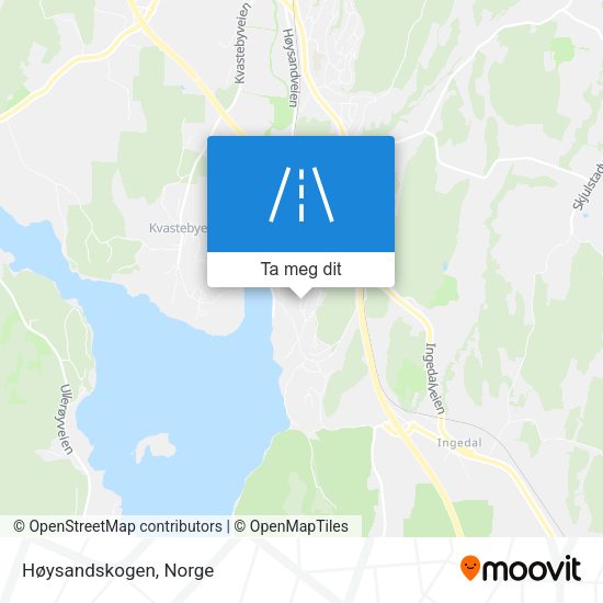 Høysandskogen kart