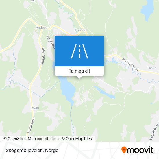Skogsmølleveien kart