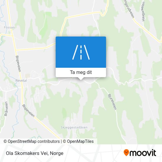 Ola Skomakers Vei kart