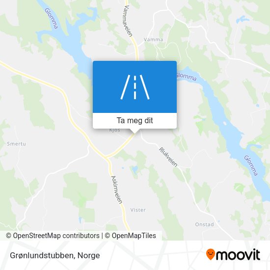 Grønlundstubben kart