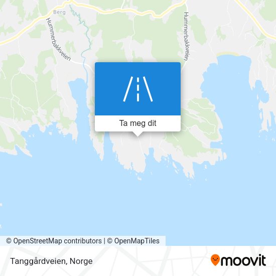 Tanggårdveien kart