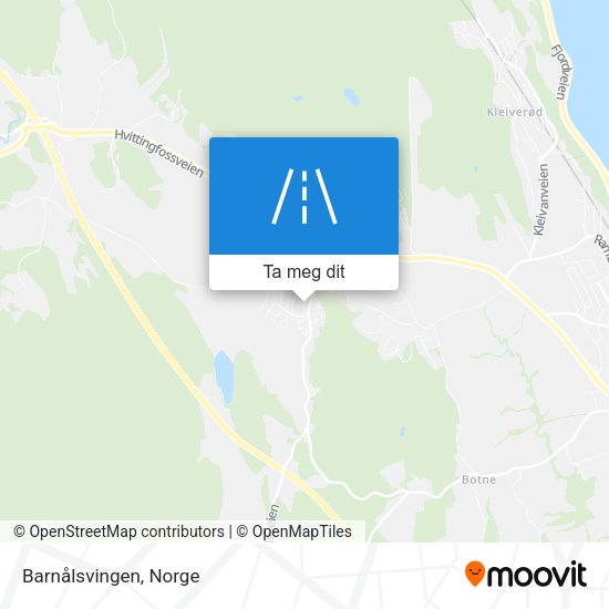 Barnålsvingen kart