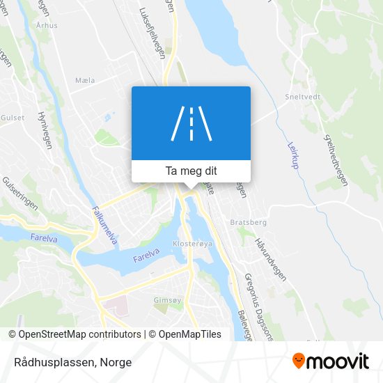 Rådhusplassen kart