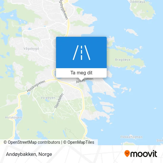 Andøybakken kart