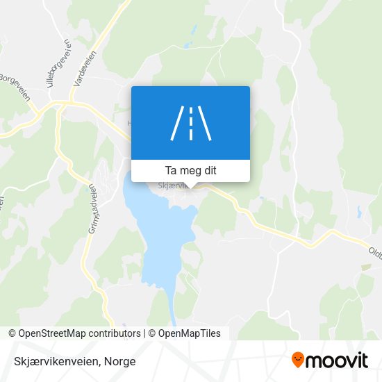 Skjærvikenveien kart