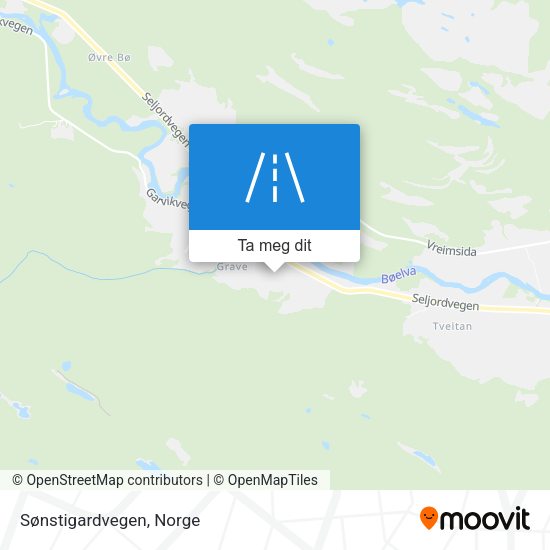 Sønstigardvegen kart